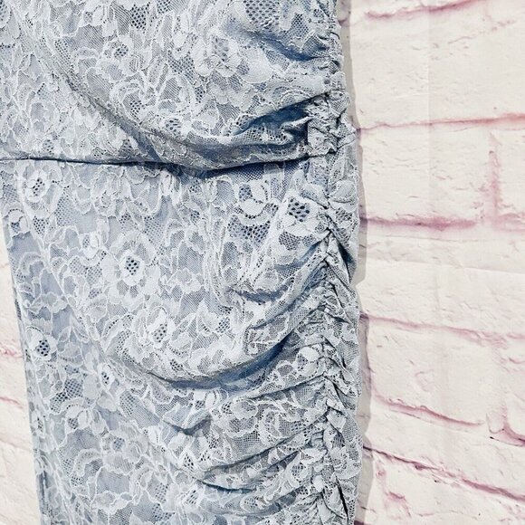 Anthropologie The Maya Ruched Cowl Neck Dress Lace Edition Plus Size 1X New - Picture 5 of 11